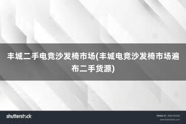 丰城二手电竞沙发椅市场(丰城电竞沙发椅市场遍布二手货源)