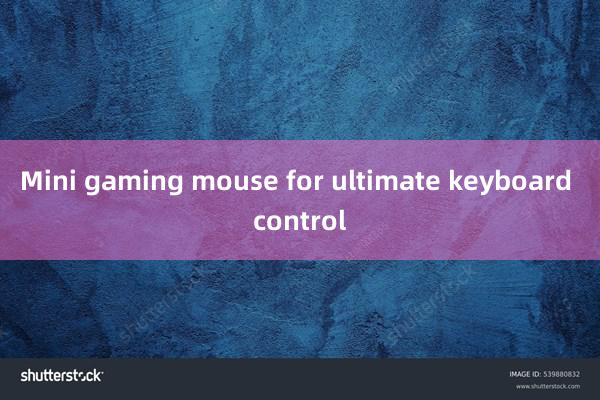 Mini gaming mouse for ultimate keyboard control