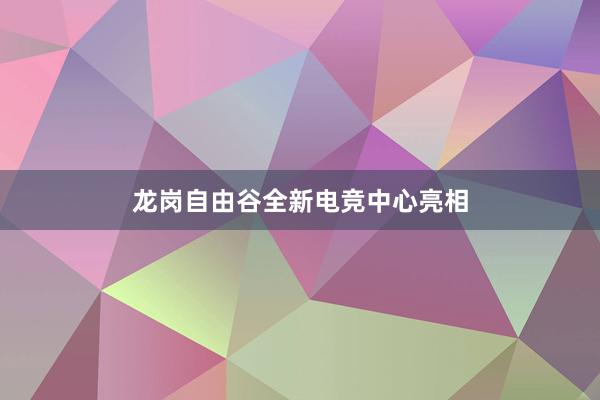 龙岗自由谷全新电竞中心亮相